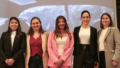 Las secretarias de Turismo de Puerto Madryn, Ushuaia y El Calafaten en la presentación de Patagonia Fantástica.