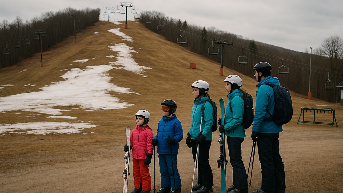 La escasez de nieve natural en los principales centros invernales del país agrava el panorama para los destinos patagónicos.