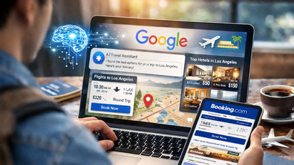 La inteligencia artificial de Google amenaza a Booking