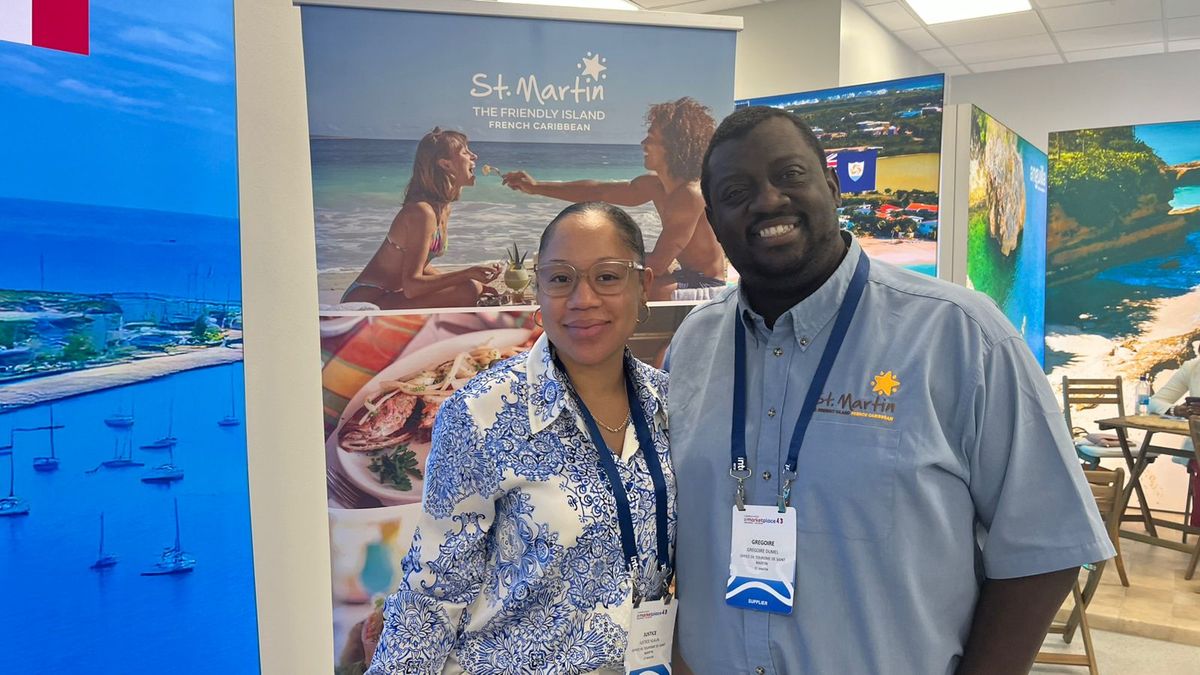 St Martin en el Caribbean Travel Marketplace 2025.