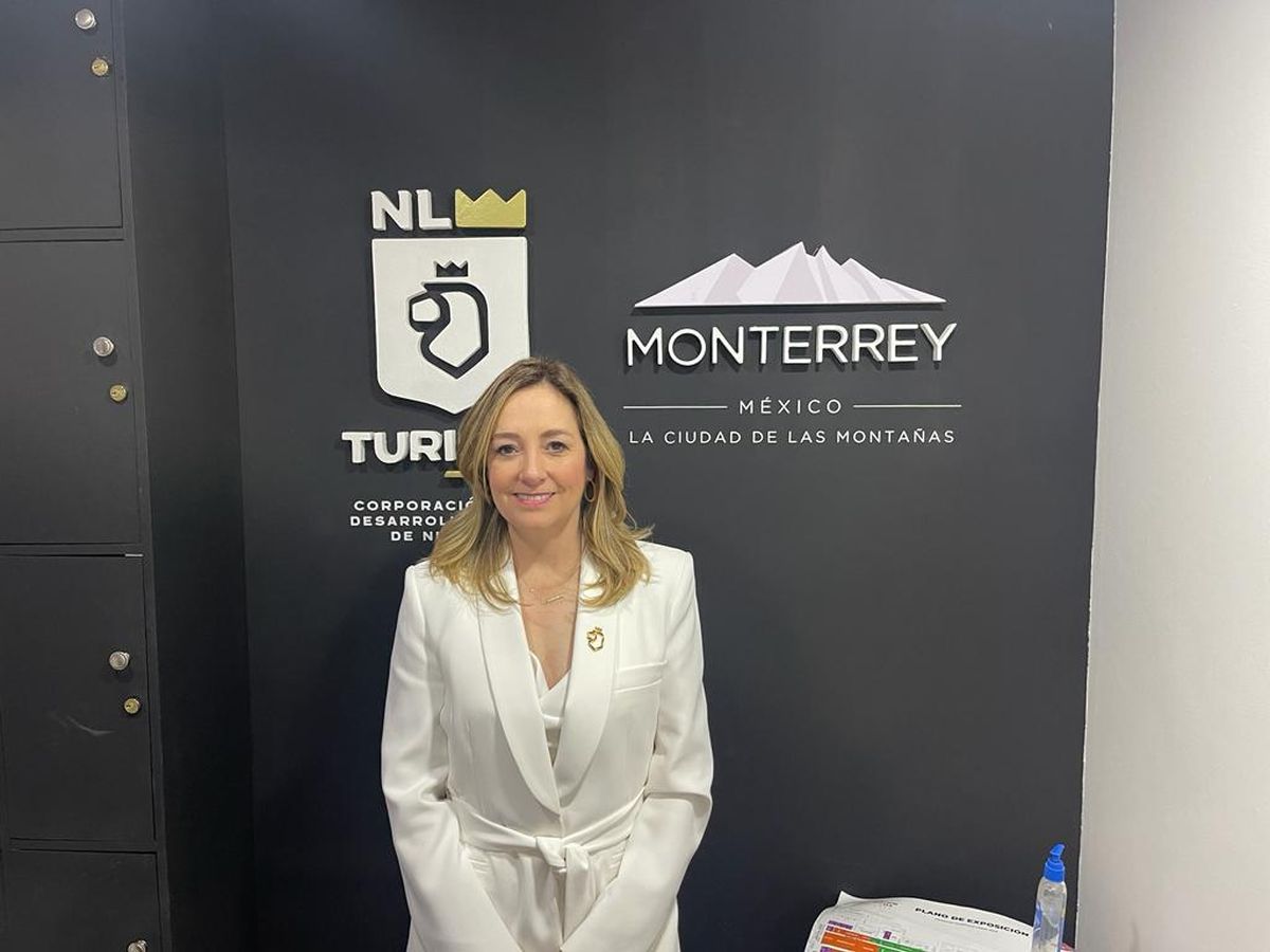 La secretaria de Turismo de Nuevo León, Maricarmen Martínez Villarreal, dialogó con Ladevi México en el marco del Tianguis Turístico Ciudad de México 2023.