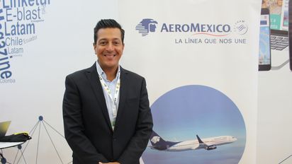 Giancarlo Mulinelli, vicepresidente de Ventas Globales de Aeroméxico.