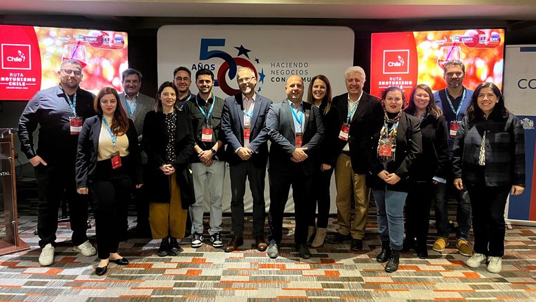 El director de Sernatur, Cristóbal Benítez, en la Ruta Enoturismo Chile-Brasil 2024