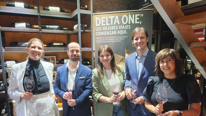 Delta Air Lines: vinos para brindar a todo lo alto