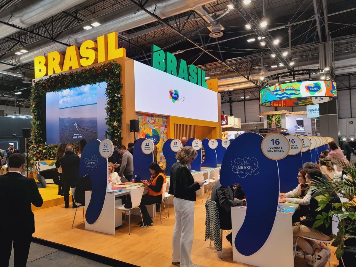 El stand de Brasil en la edición de Fitur 2024.