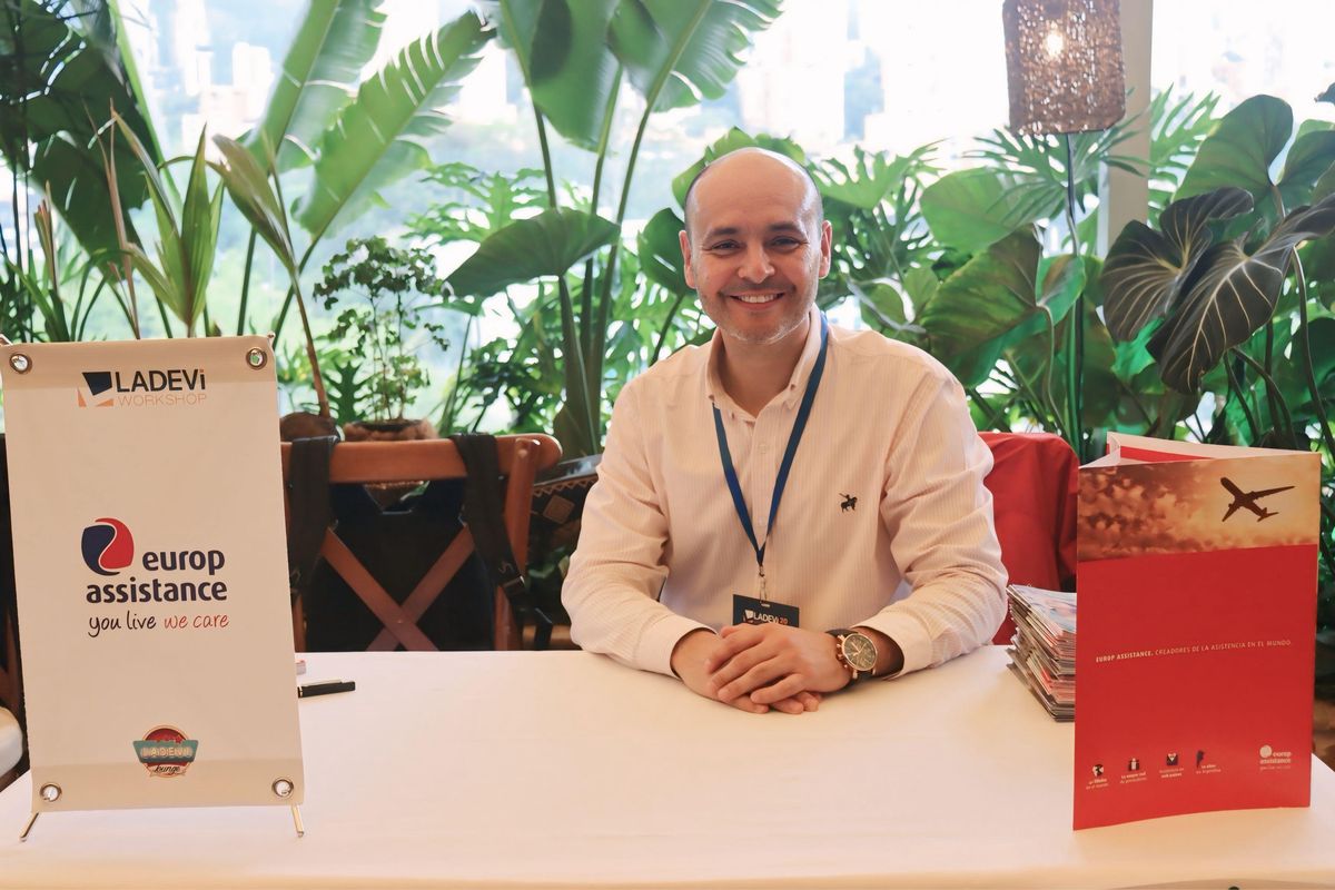 Jony Alejandro León, gerente comercial de Europ Assistance en el Ladevi Workshop Medellín.