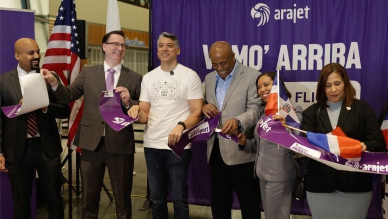 Arajet celebró el lanzamiento de su nuevo vuelo entre el Aeropuerto Internacional Las Américas de Santo Domingo (SDQ) y Aeropuerto Internacional Logan de Boston (BOS).