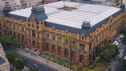 Buenos Aires: vista de la parte superior del Palacio de Aguas Corrientes. &nbsp;