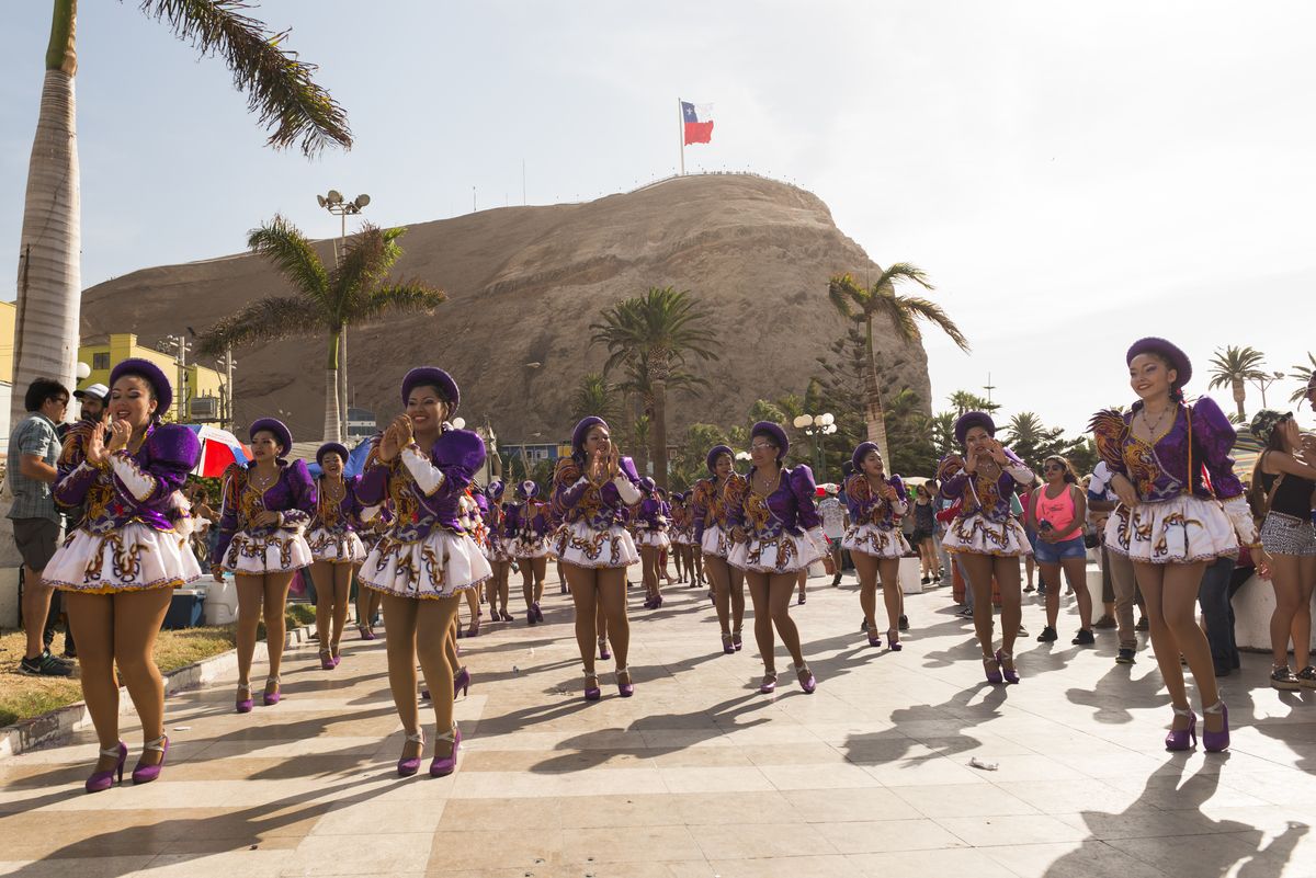 Carnaval con la Fuerza del Sol en Arica. Carnaval con la Fuerza del Sol en Arica.