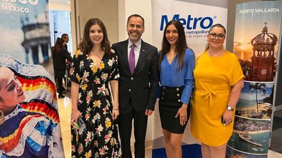La Asociación Metropolitana de Agencias de Viajes (Metro) presentó los atractivos de Jalisco en el marco de su 7º Encuentro de Promoción Turística.