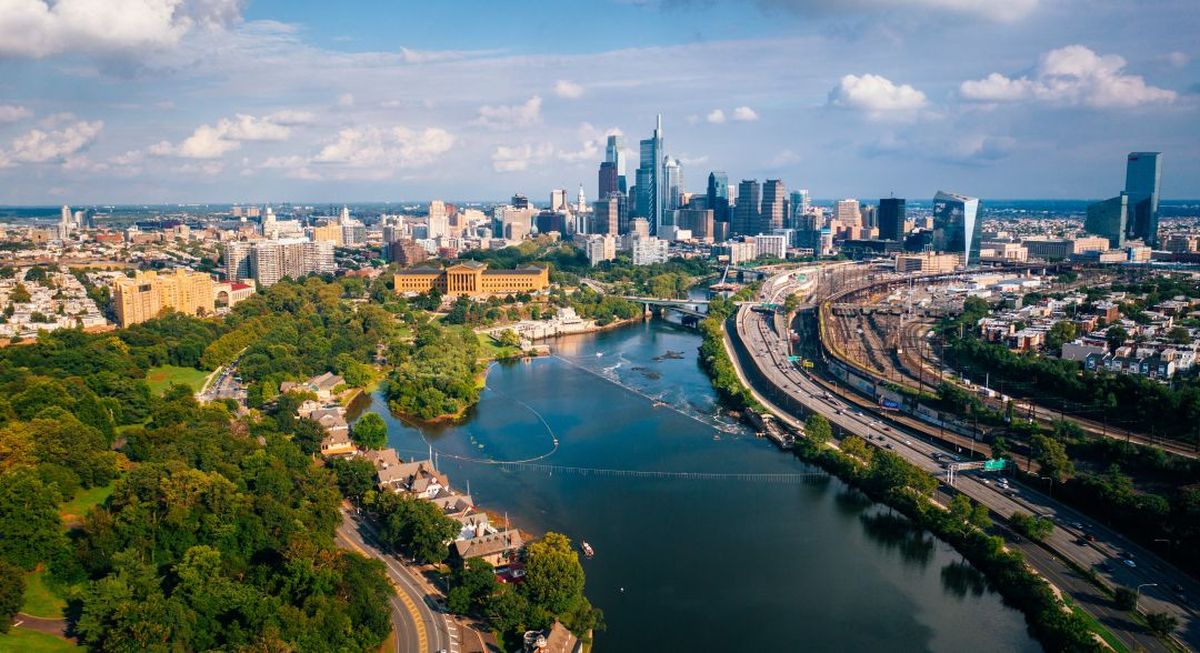 Skyline de la pujante Filadelfia, donde en 1776 nació Estados Unidos.