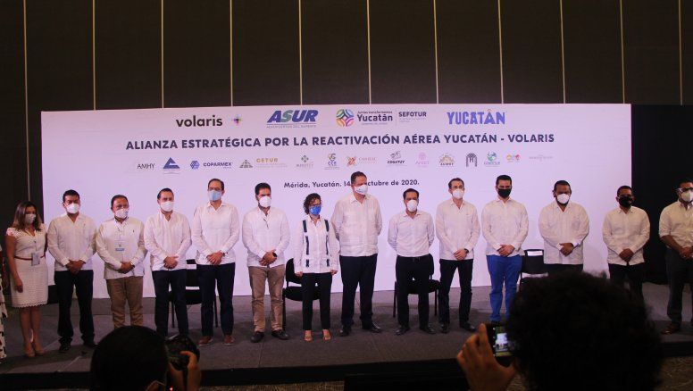 VOLARIS. Iniciativa de recuperación turística con Yucatán