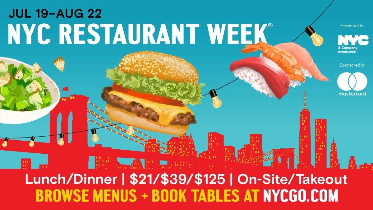 Restaurant Week, de NYC & Company, durará cinco semanas.