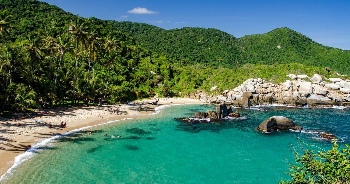 Destinos: parque Tayrona, Colombia.