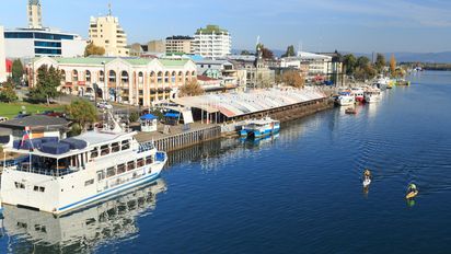 Valdivia, capital de la Región de los Ríos.