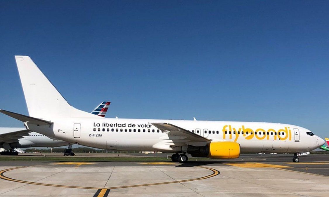 El recién llegado LV-KJF, al avión número 15 de Flybondi.&nbsp;