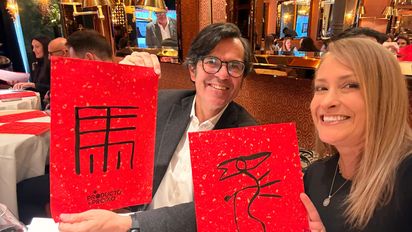 Andrés Rincón, director socio de CIC Travel, junto a Sonia Triana, directora socia para Chile.&nbsp;