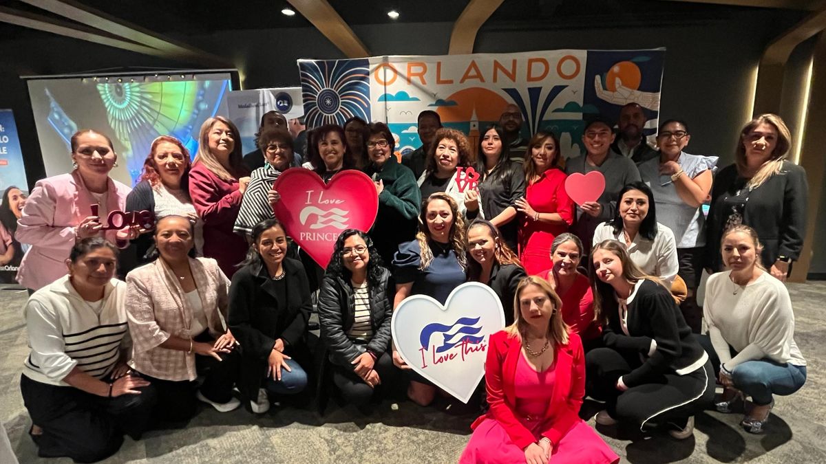 Visit Orlando y Princess Cruises capacitaron sobre las novedades de la naviera.