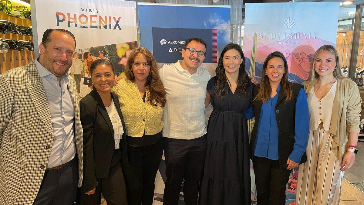 Representantes de Sales Internacional, Pheonix, Scottsdale y Aeroméxico.