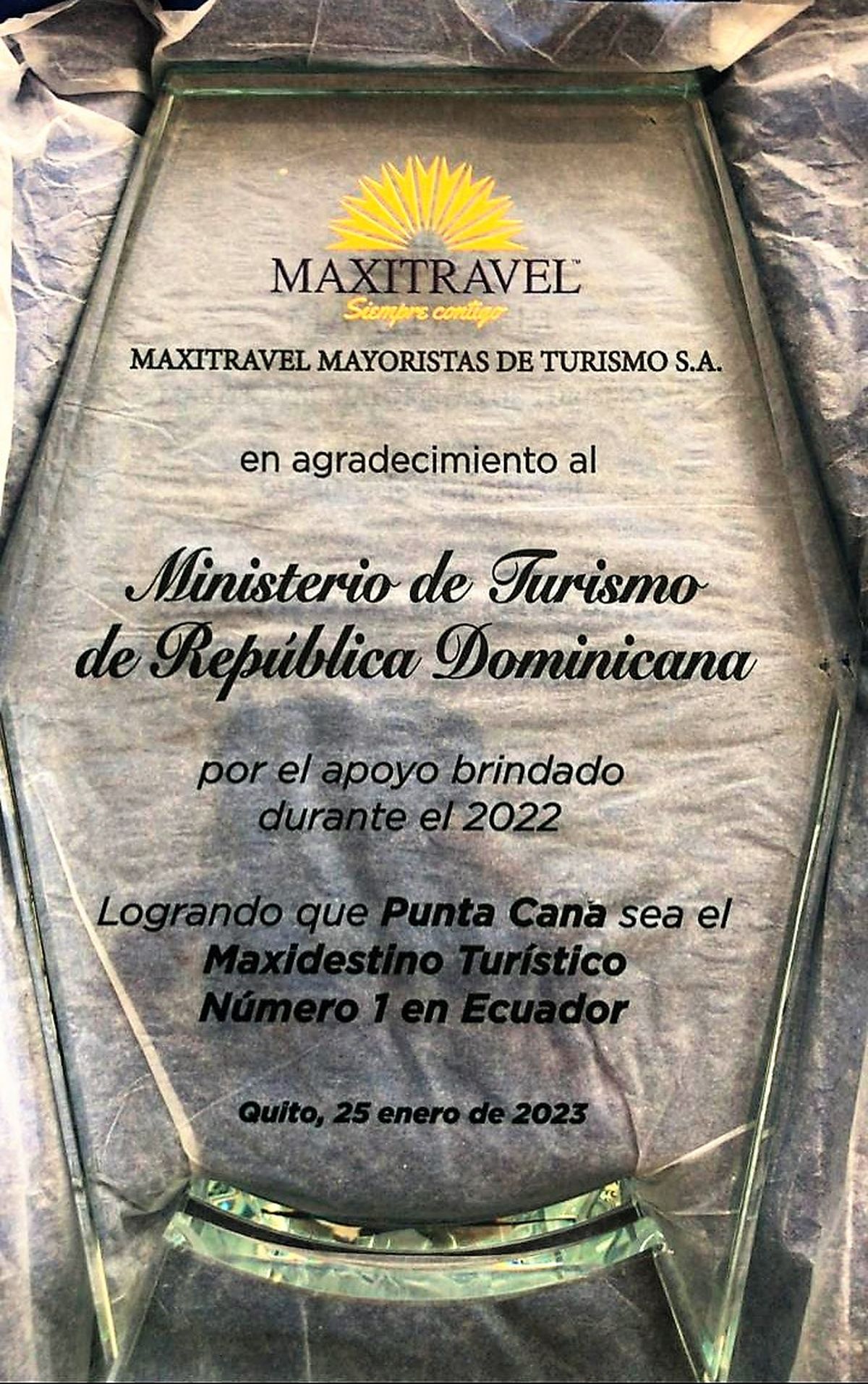 Según Maxitravel, Punta Cana (situado en República Dominicana) fue el "MaxiDestino" número 1 de 2022. 