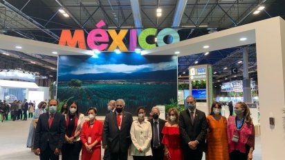 El stan de México y Sefotur Yucatán en Fitur.
