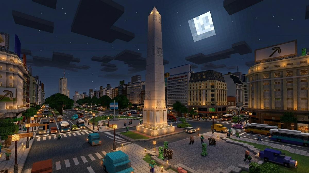 La propuesta inmersiva de Minecraft en Buenos Aires es una aventura nocturna al aire libre donde te convertís en protagonista dentro de un mundo inspirado en el popular videojuego.