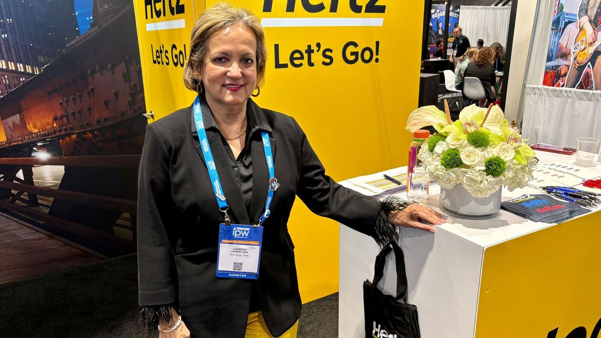 Lourdes Vera de Hertz,Dollar, Thrifty en IPW 2025.