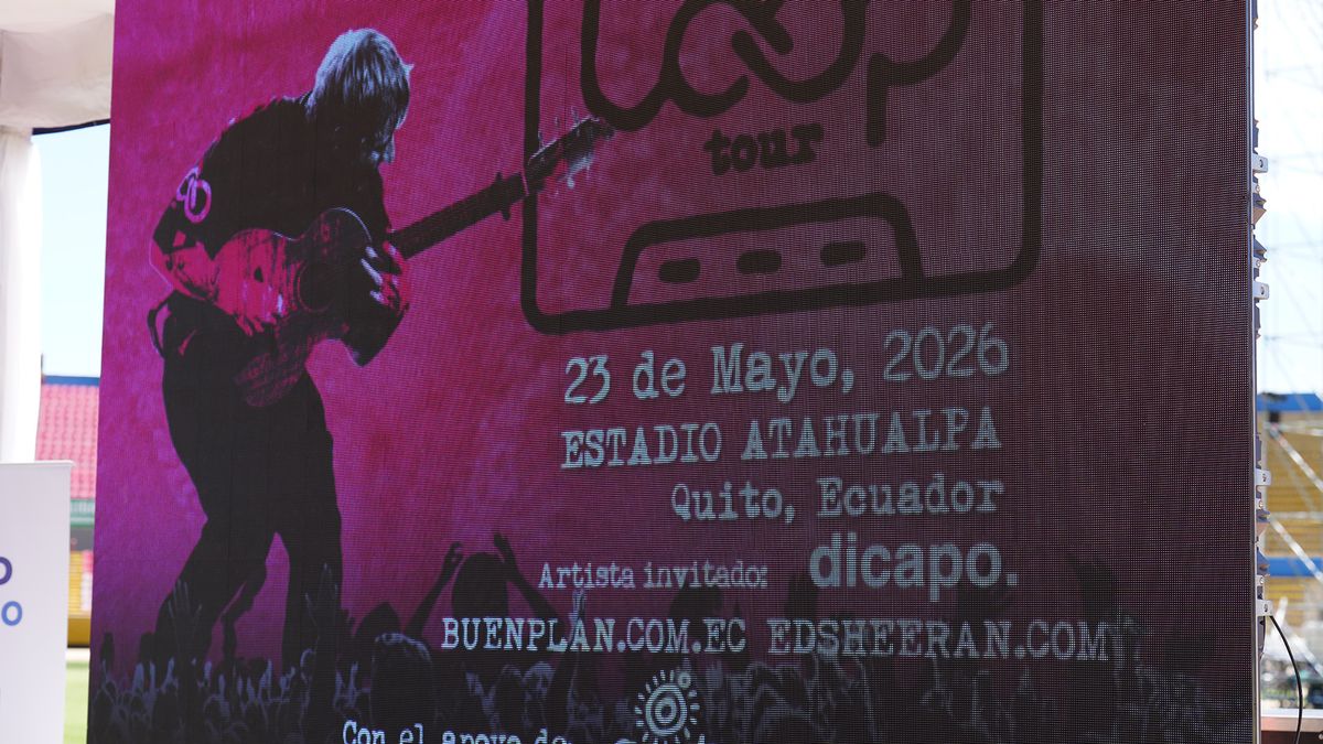 Concierto de Ed Sheeran en Quito genera expectativas millonarias.&nbsp;