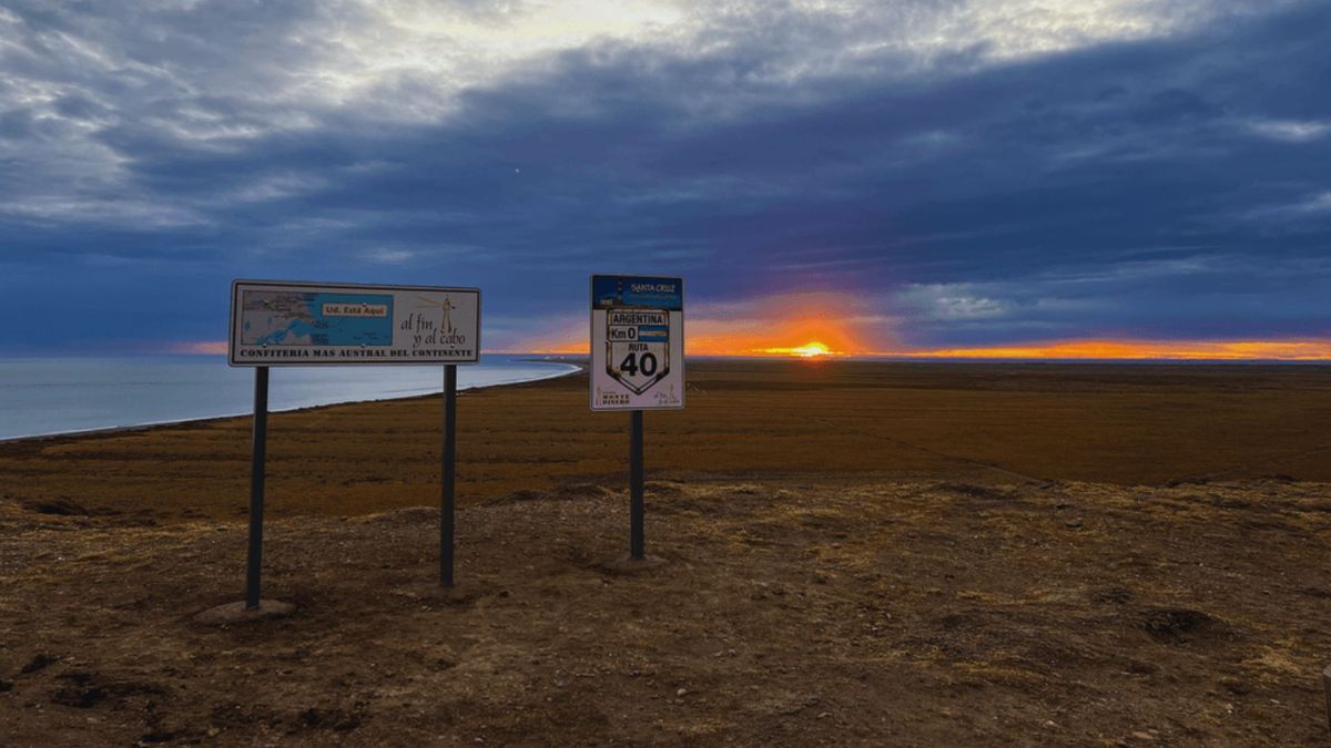 La Ruta 40 en la Patagonia comienza en Cabo Vírgenes