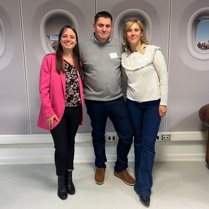 Micaela Mellino, gerenta de Comercialización; César Hochberg, gerente de Operaciones; y Belén Faini, gerenta de Ventas.