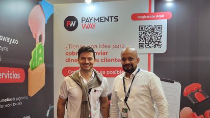 Jose Luis Garcés, coordinador comercial de Payments Way y Carlos Díaz, coordinador SAC de Payments Way.