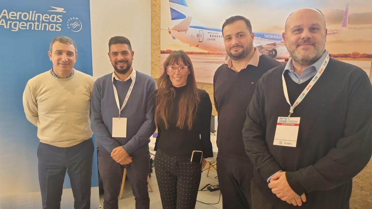 Aerolíneas Argentinas presente en ECTU 2023.