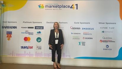 Elsa Petersen, CEO de EM Marketing and Communication representó a la compañía en Caribbean Travel Marketplace.