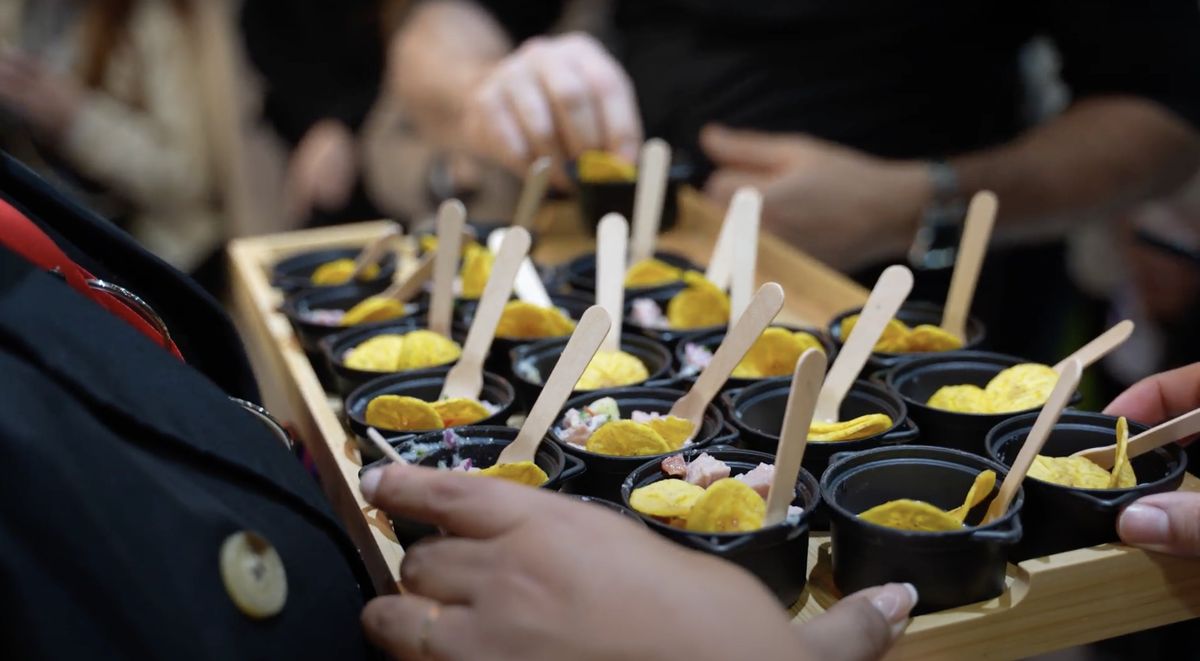 Muestra gastronómica.