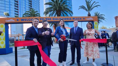 Caroline Betetta, presidenta y CEO de Visit California, encabezó la apertura oficial de IPW 2024.