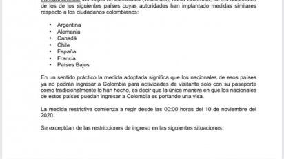 ¿Hay o no restricciones de viaje para los países de la lista? La falta de comunicación genera más incertidumbre en el turismo.