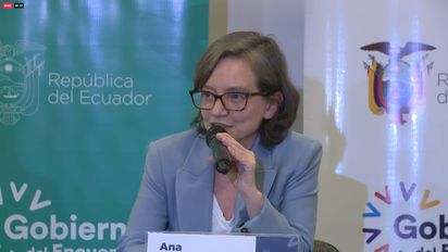 Ana García Pando, ministra de Turismo Subrogante del Mintur, emitió el balance del feriado de noviembre en Ecuador.