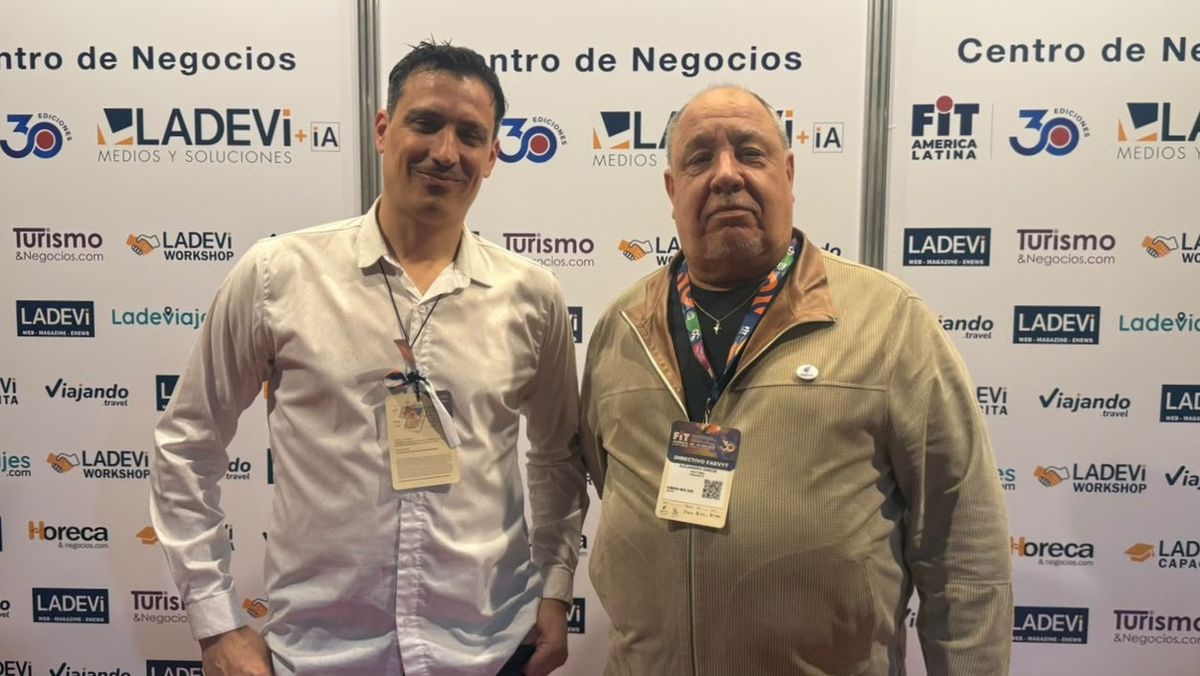AAVYTGBA: Livio Santiago Carpi, tesorero, y Alejandro García, presidente.