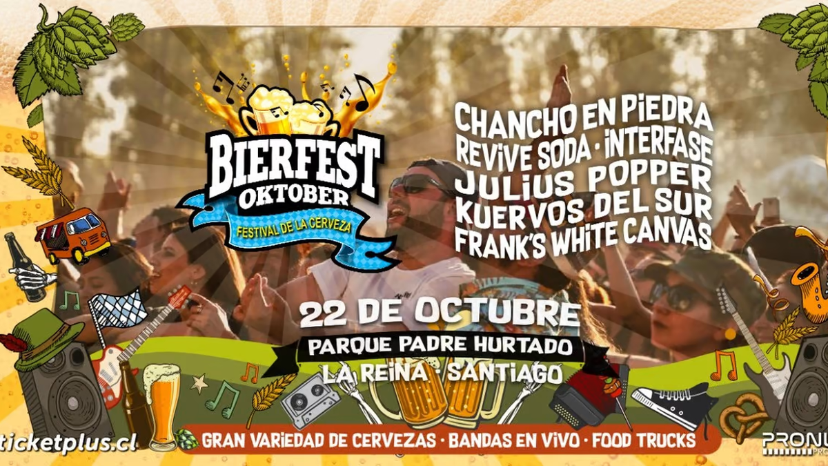 Bierfest de Santiago tendrá su versión de Oktoberfest