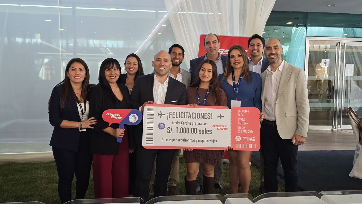 Premios de Assist Card en la Convención Nacional Grupo GEA Perú 2026.  