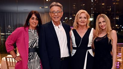 Dalia, Abraham, Beatriz y Yael Kaul en el marco de la celebración por los 45 años de Taiar.
