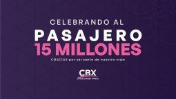 Cross Border Xpress (CBX) celebró el haber transportado a su pasajero número 15 millones desde su fundación en 2015.