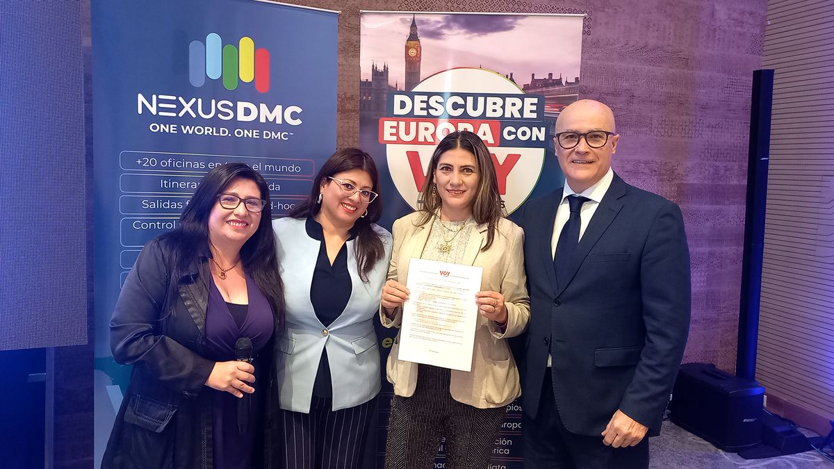 VOY Holidays, tour operador enfocado en Europa, y Nexus DMC entregaron premios a los asistentes.